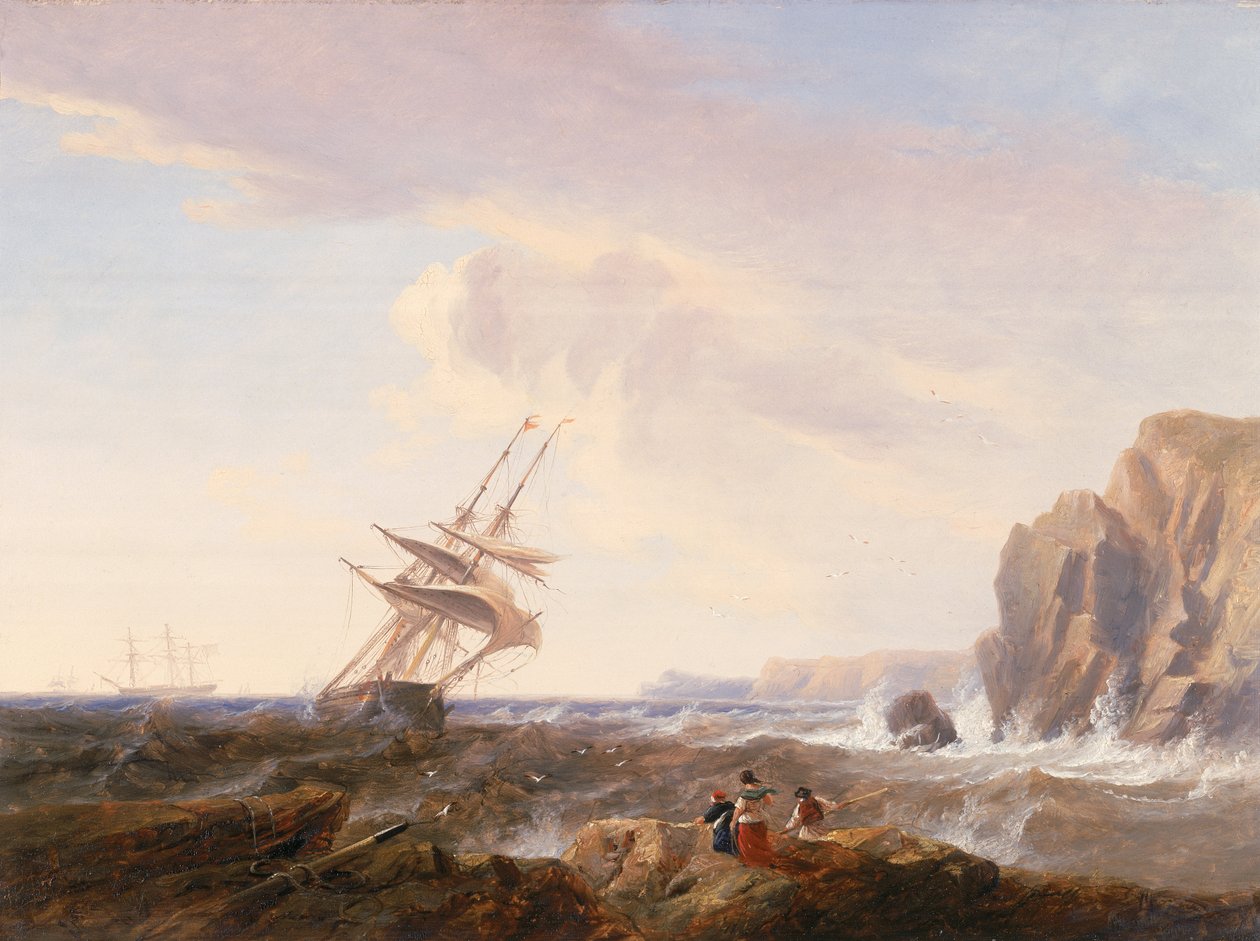 Morgen efter en storm, 1844 (bord) af John Wilson Carmichael