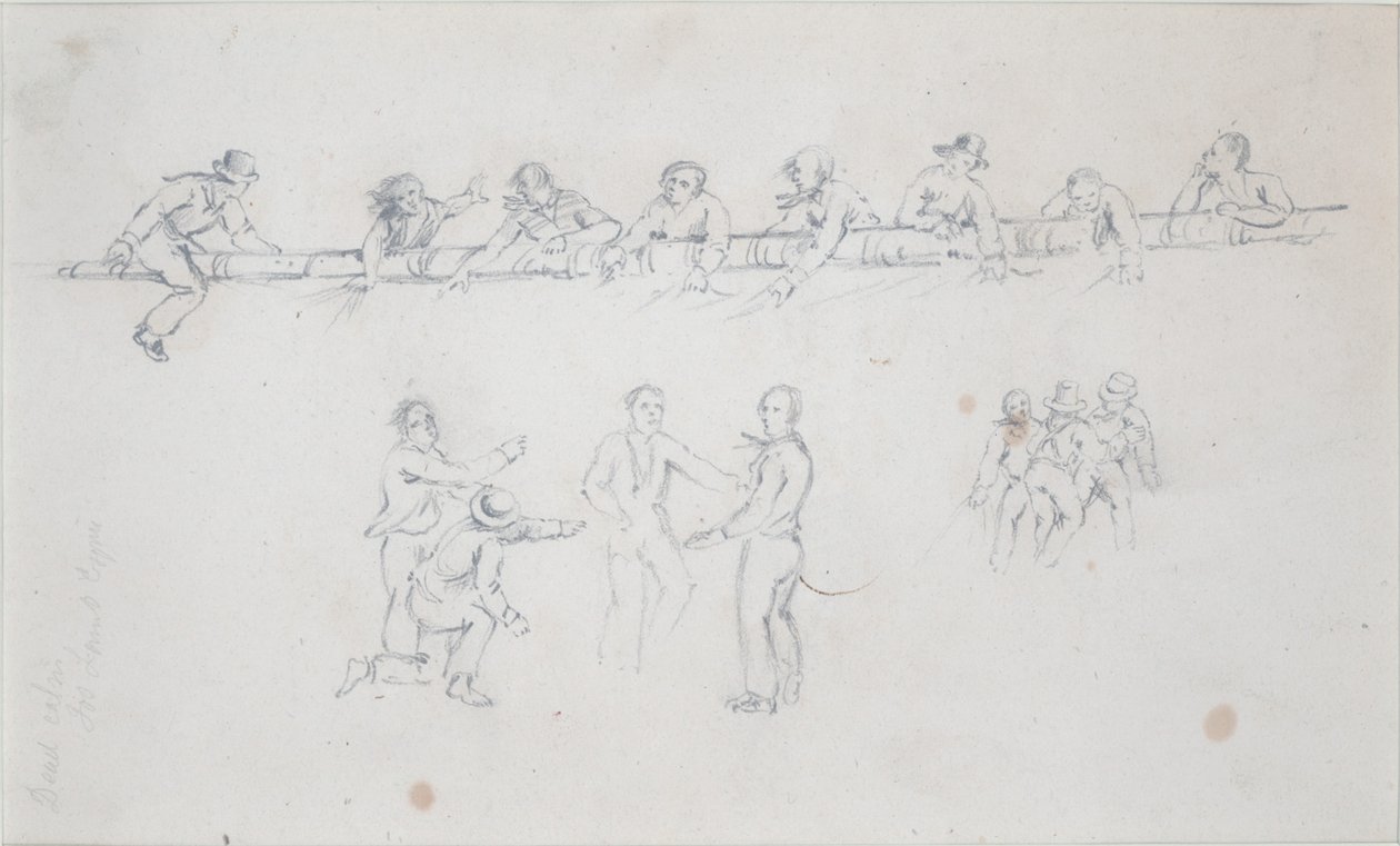 Studie af sømænd af John Wilson Carmichael