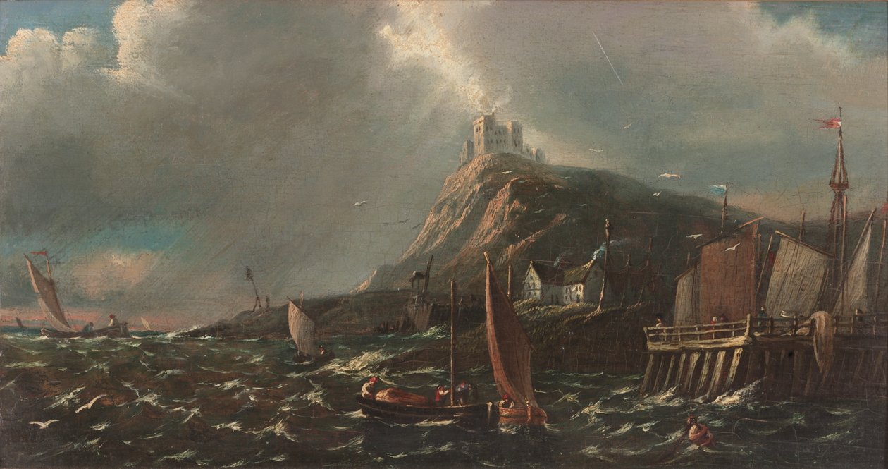 Tantallon Castle, East Lothian af John Wilson Ewbank