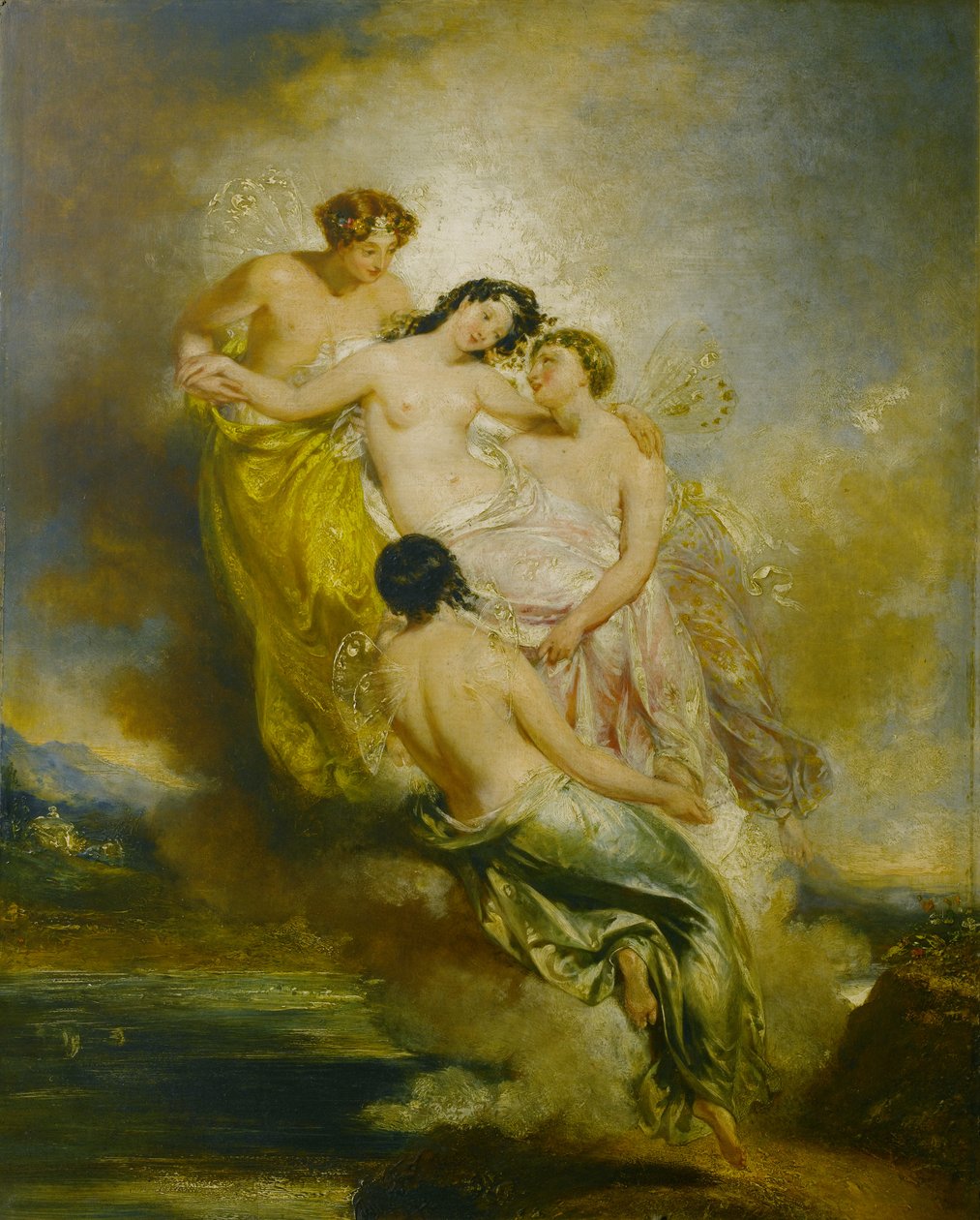 Psyke overført af Zephyrs til fornøjelsens dal, 1826 af John Wood
