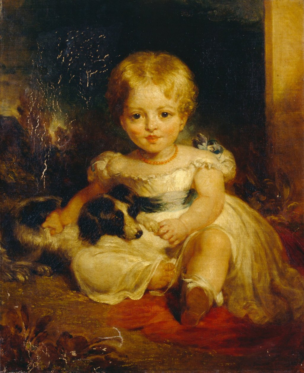 Susan Jay og hendes hund af John Wood 