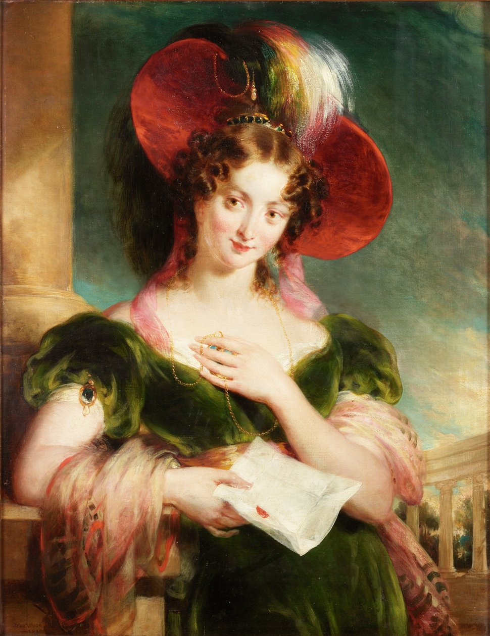 Kærlighedsbrevet, 1830 af John Wood