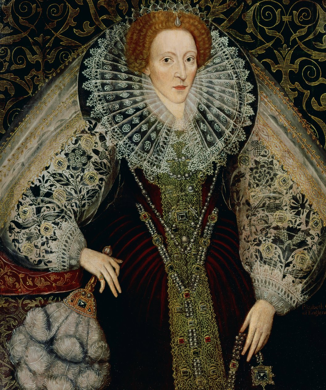 Dronning Elizabeth I, ca. 1585-90 (panel) af John Bettes the Younger