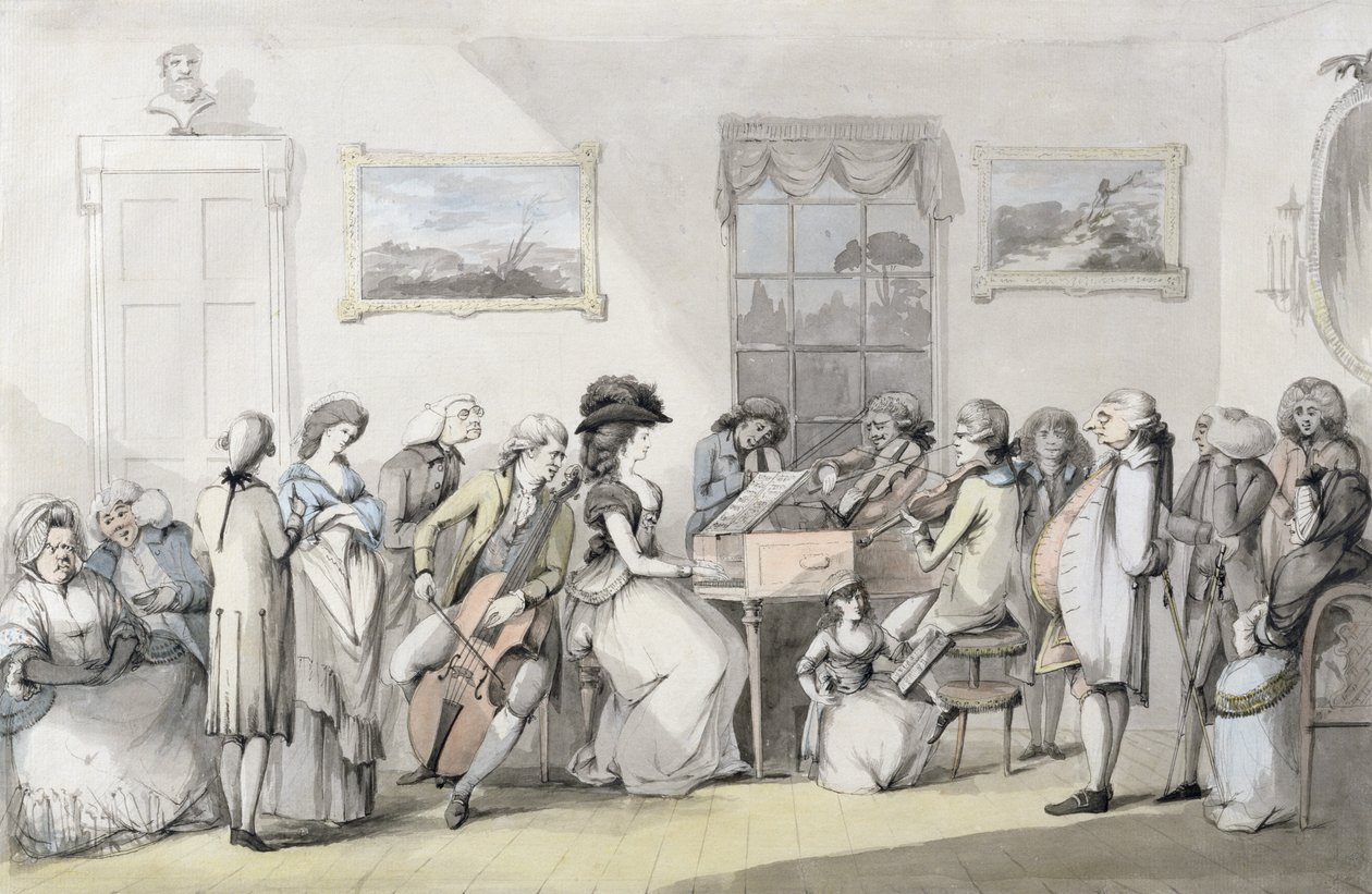 Koncertfesten, 1784 af John the Younger Dunthorne