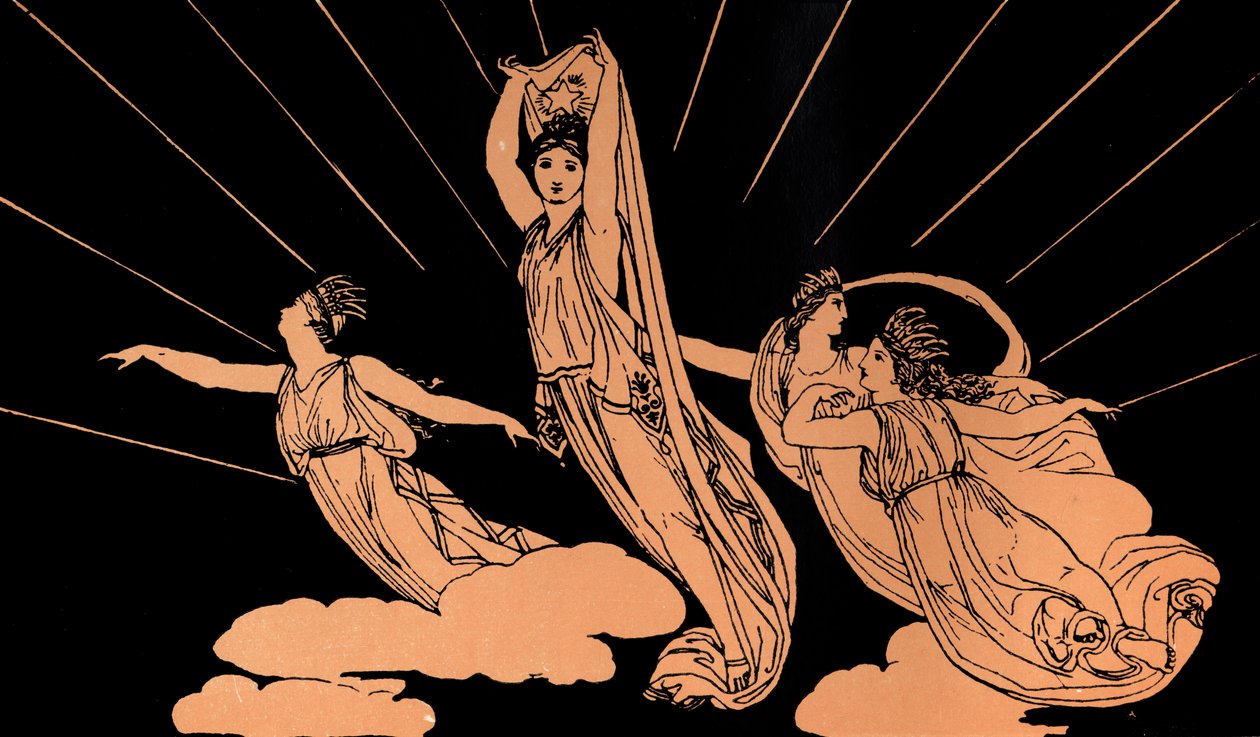 Scene fra Odysseen af Homer (print) af John (after) Flaxman