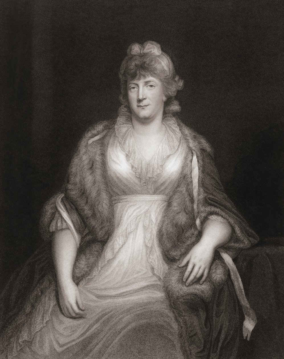 Prinsesse Wilhelmina af Preussen. Portræt af John (after) Hoppner