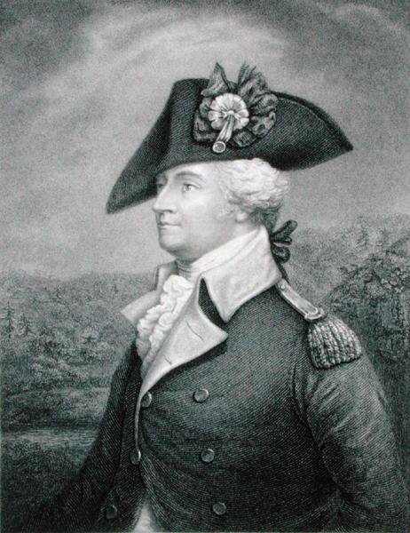 Brigadegeneral Anthony Wayne (1745-96) graveret af John Francis Eugene Prud