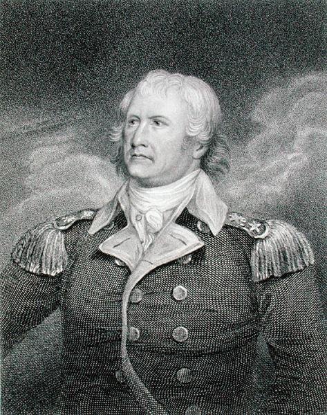 Major General William Moultrie (1730-1805) engraved by Edward Scriven (1775-1841) (engraving) af John (after) Trumbull