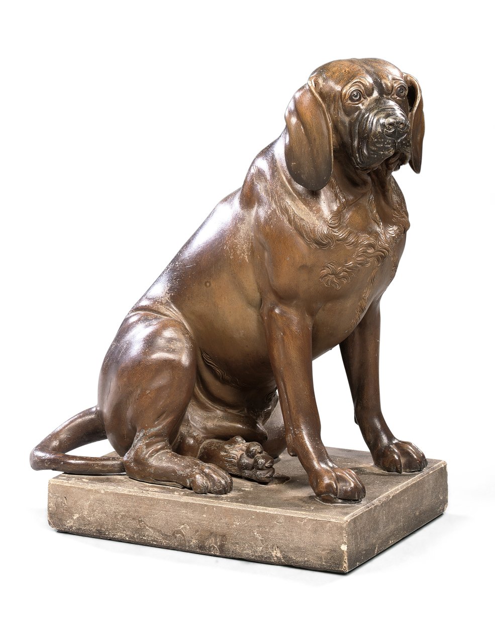 En George III-model af en hund, ca. 1760 (se også 433422) af John (attr. to) Cheere