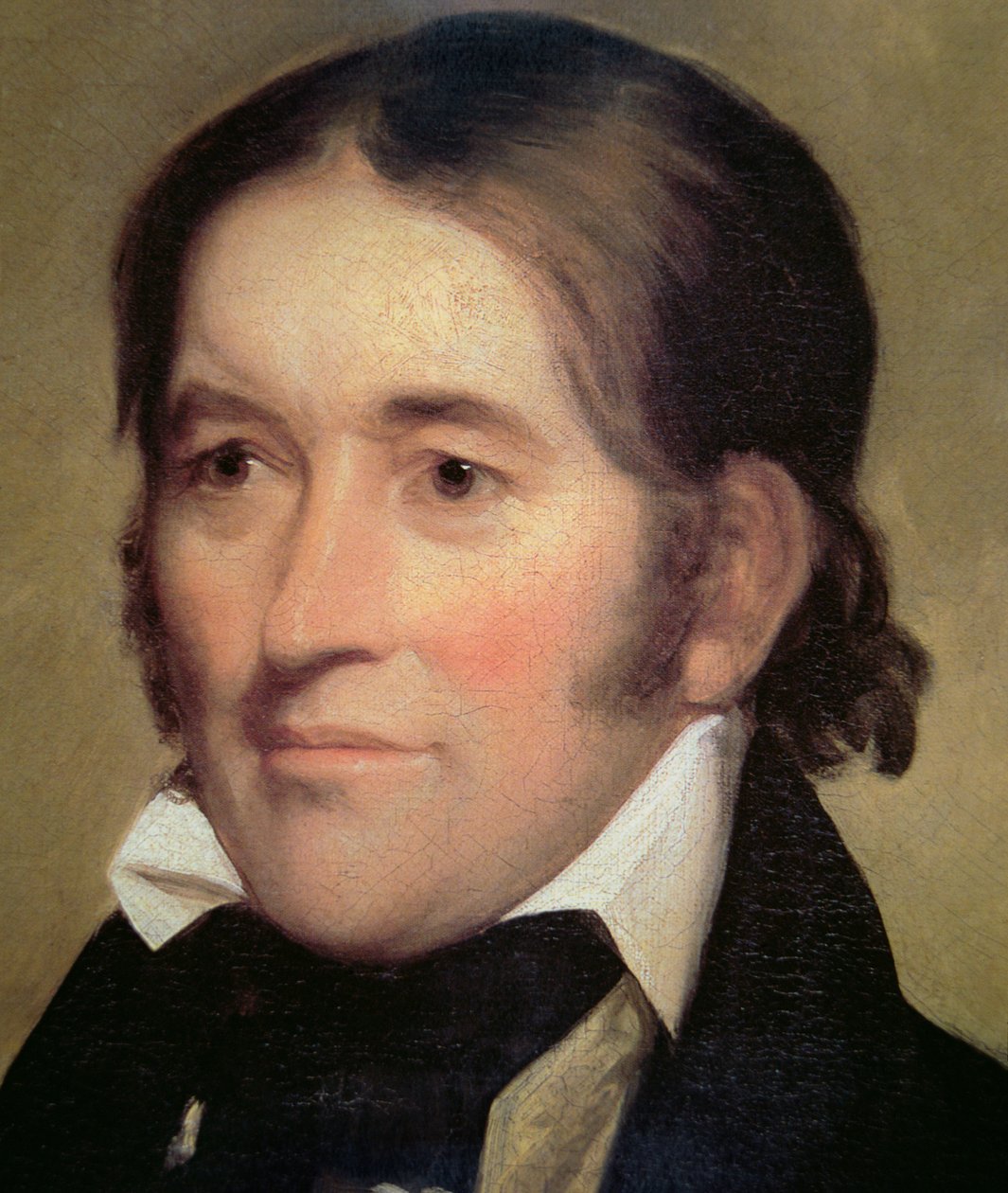 David (Davy) Crockett (1786-1836) 1834 (olie på lærred) af John (attr. to) Neagle
