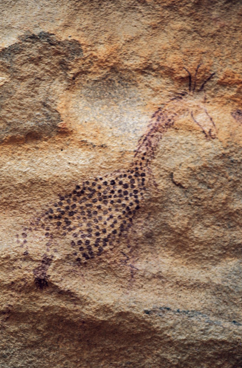 Giraf, hulemaleri, pastoral periode (4000-2500 f.Kr.), Tassili n