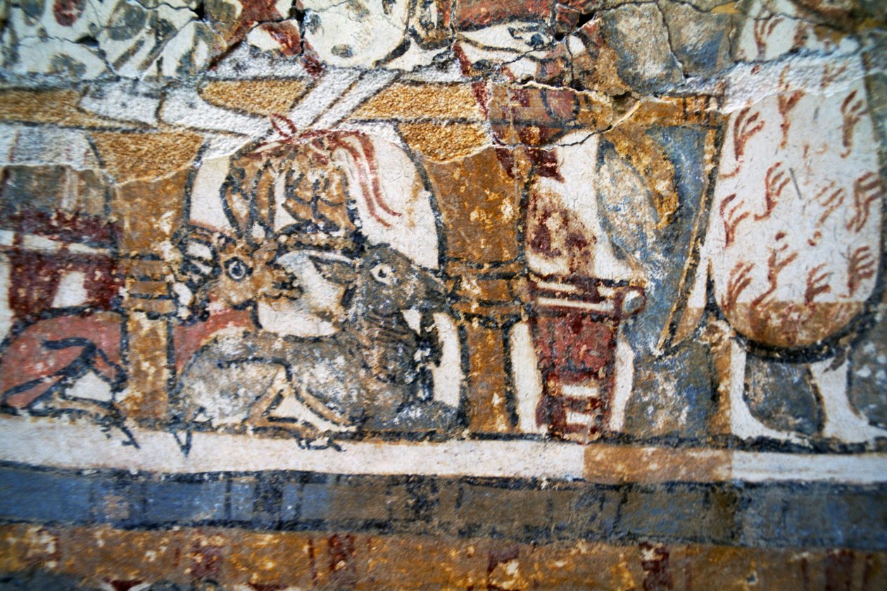 Haghia Triada Sarkofag, Kreta, Grækenland, Minoisk civilisation af Walter Charles Mills