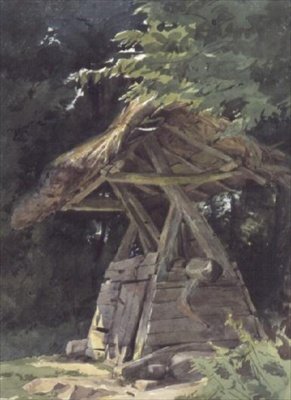 Brønd ved Ruisseauville nær Agincourt, 1800-tallet af John Absolon