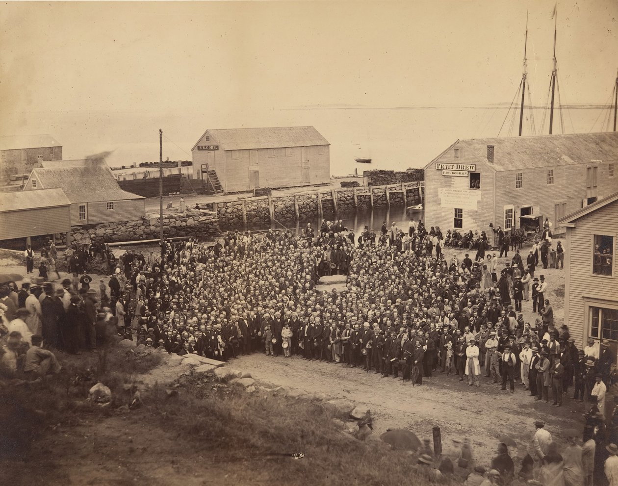 National Congregational Council i Plymouth Rock, 22. juni 1865. af John Adams Whipple