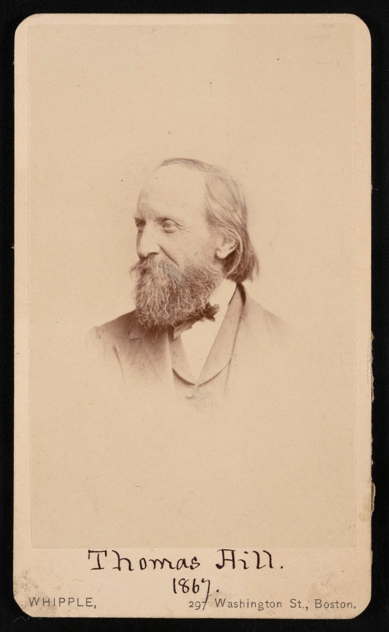 Portræt af Thomas Hill 1818-1891, 1867. af John Adams Whipple