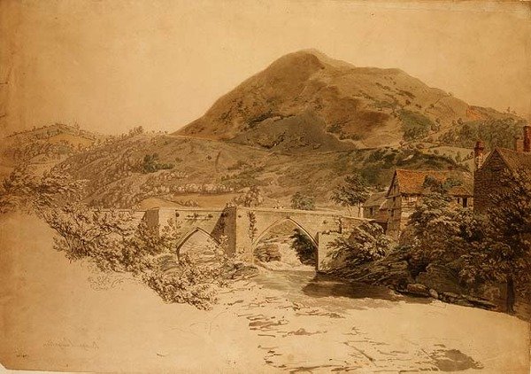 Broen ved Llangollen af John Alexander Gresse