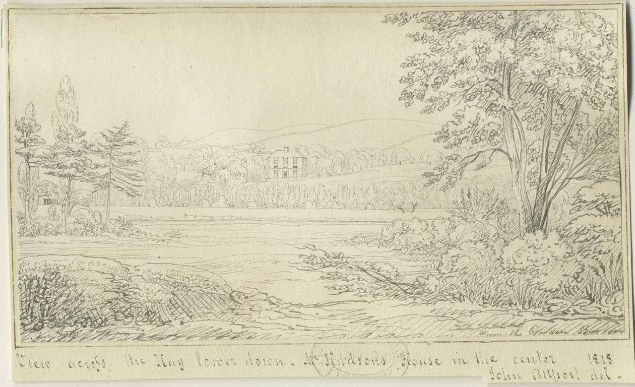 Burton-upon-Trent: pen and ink drawing, 1818dani af John Allport