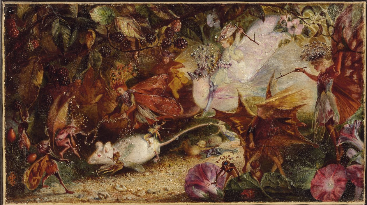 Jagten på den hvide mus af John Anster Fitzgerald