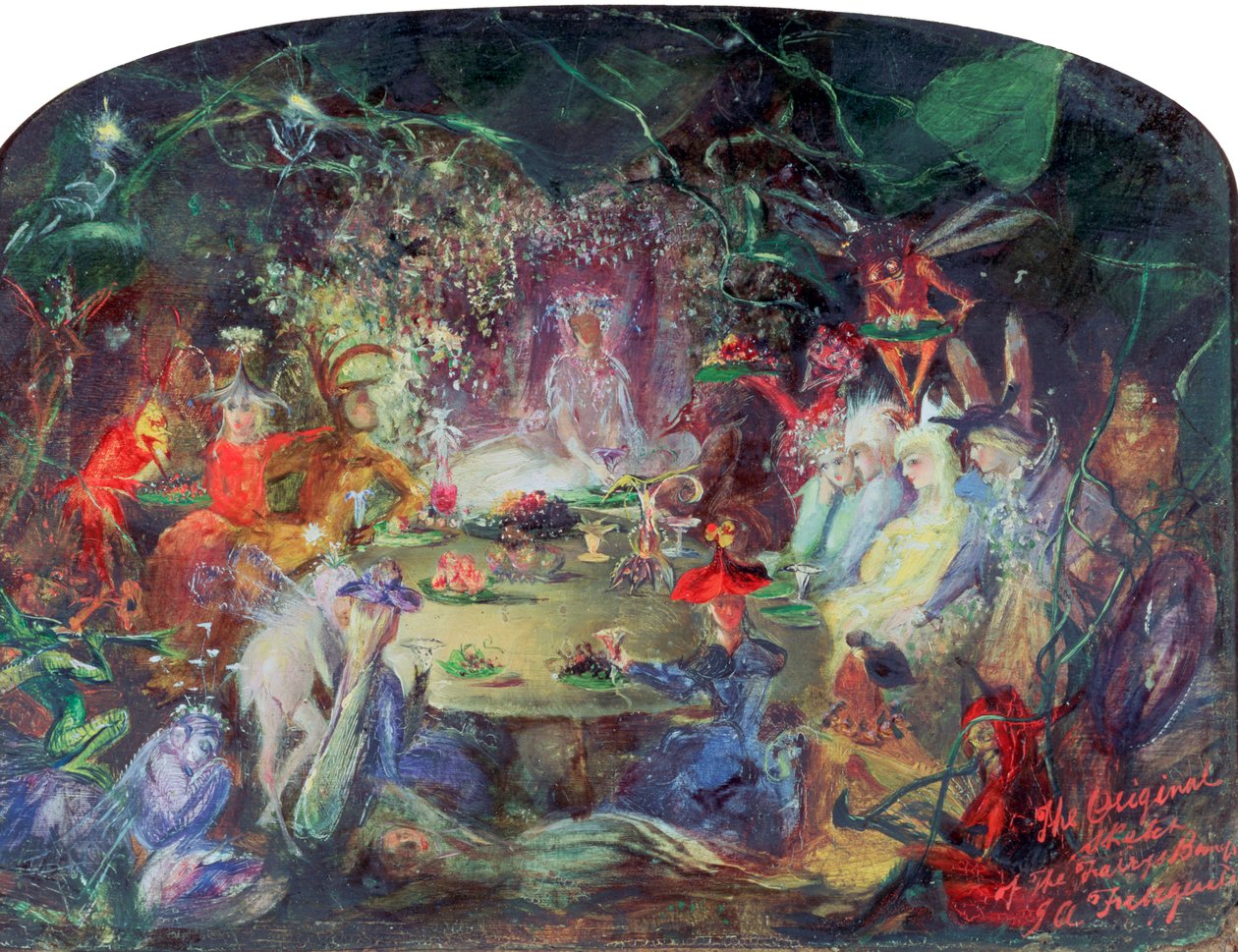 Eventyrbanketten, 1832-1906 af John Anster Fitzgerald