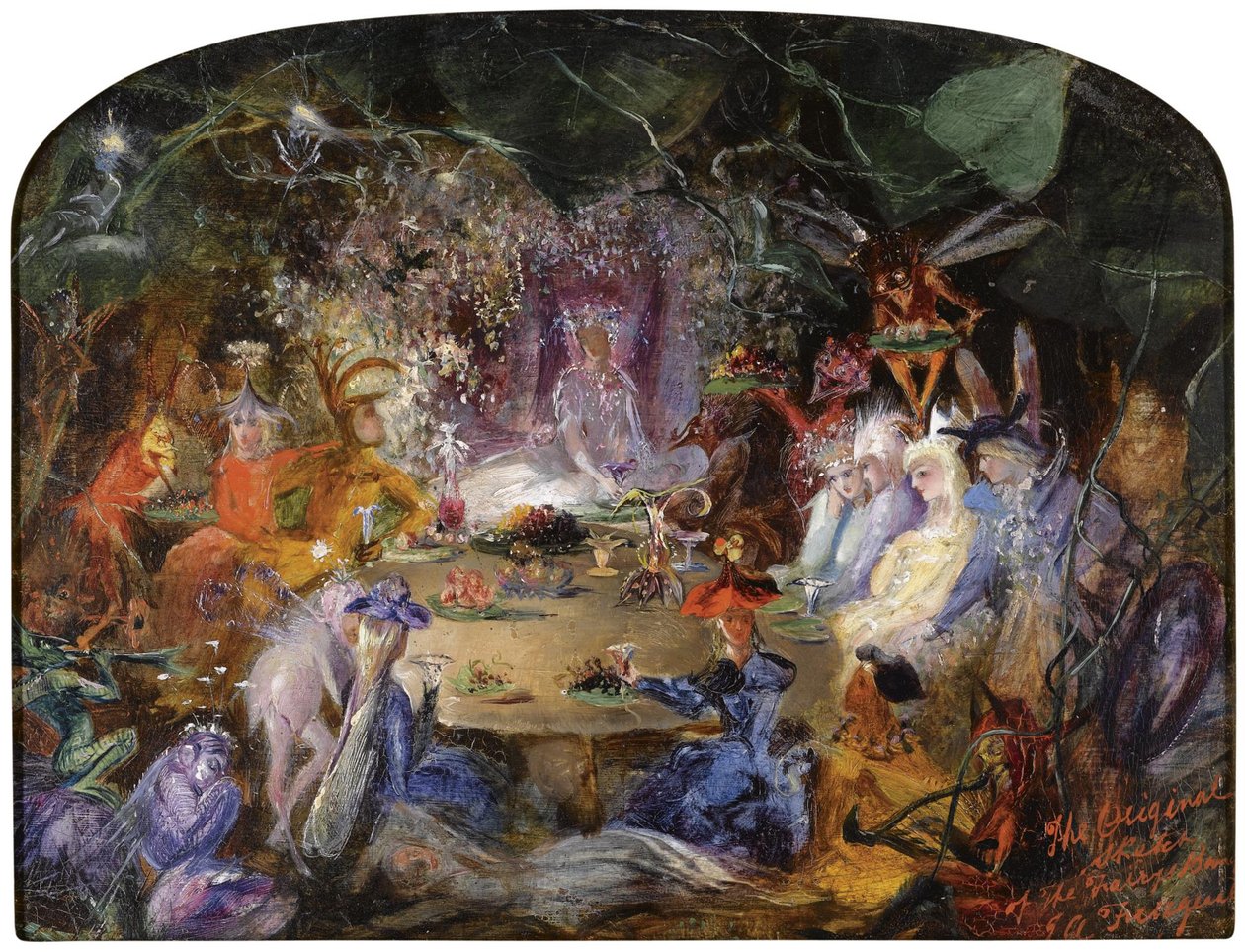 The Fairys Banket, ca. 1858 af John Anster Fitzgerald