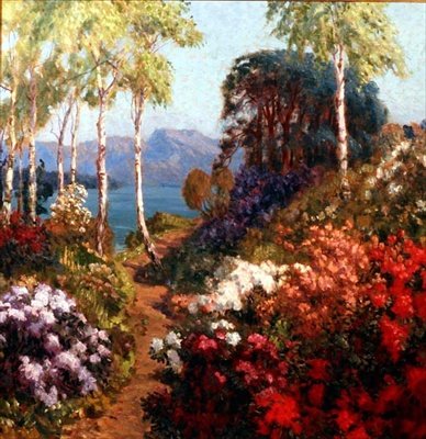 En Hillside Garden i Westmoreland af John Arthur Black