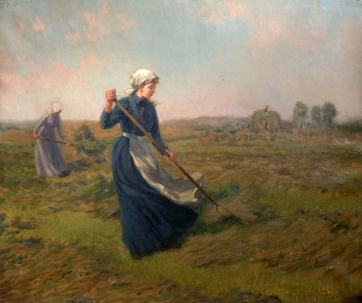 Pige Høslæt af John Arthur Black