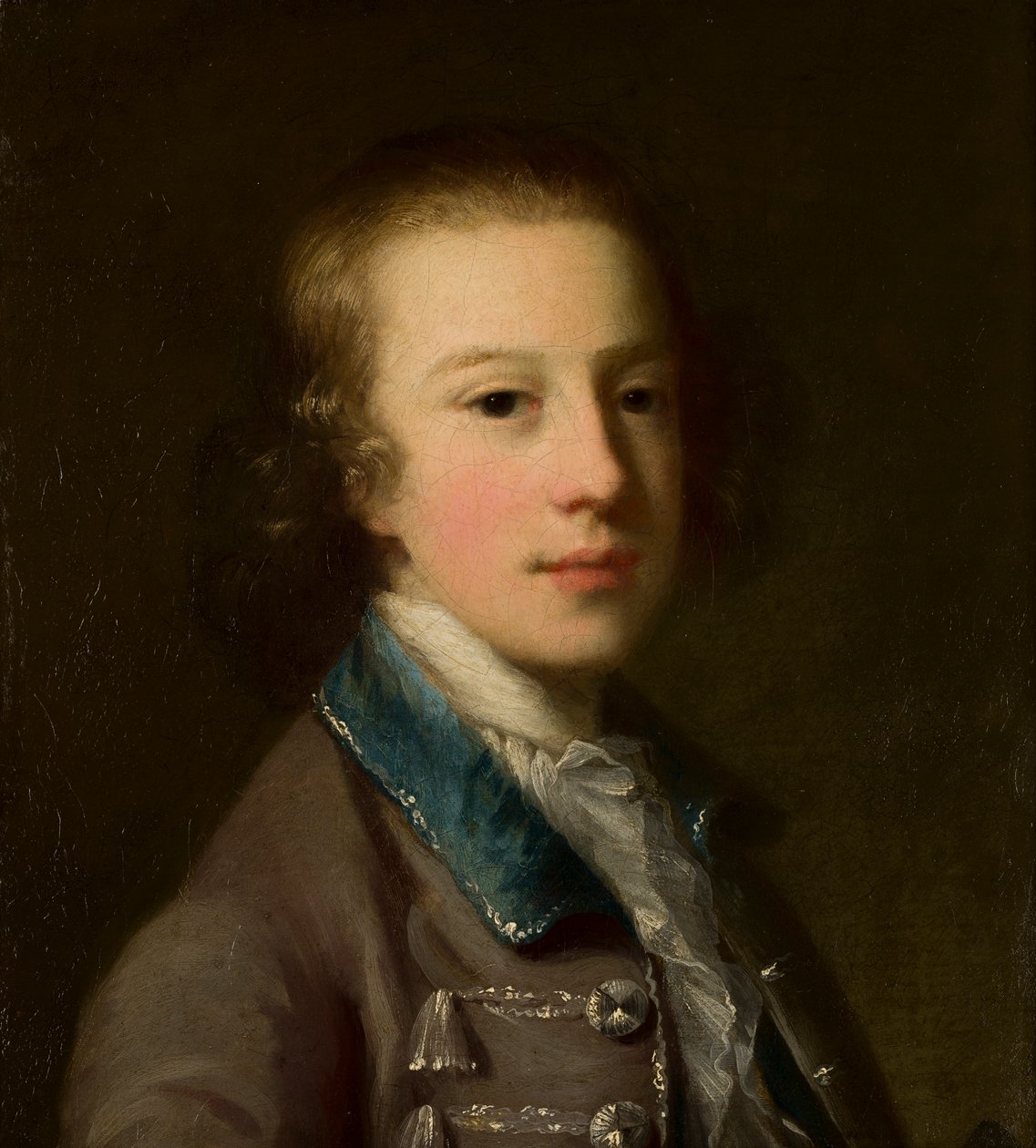 Portræt af George Byng, 4. Viscount Torrington (1740-1812) som dreng, ca. 1750-87 (olie på lærred) af John Astley