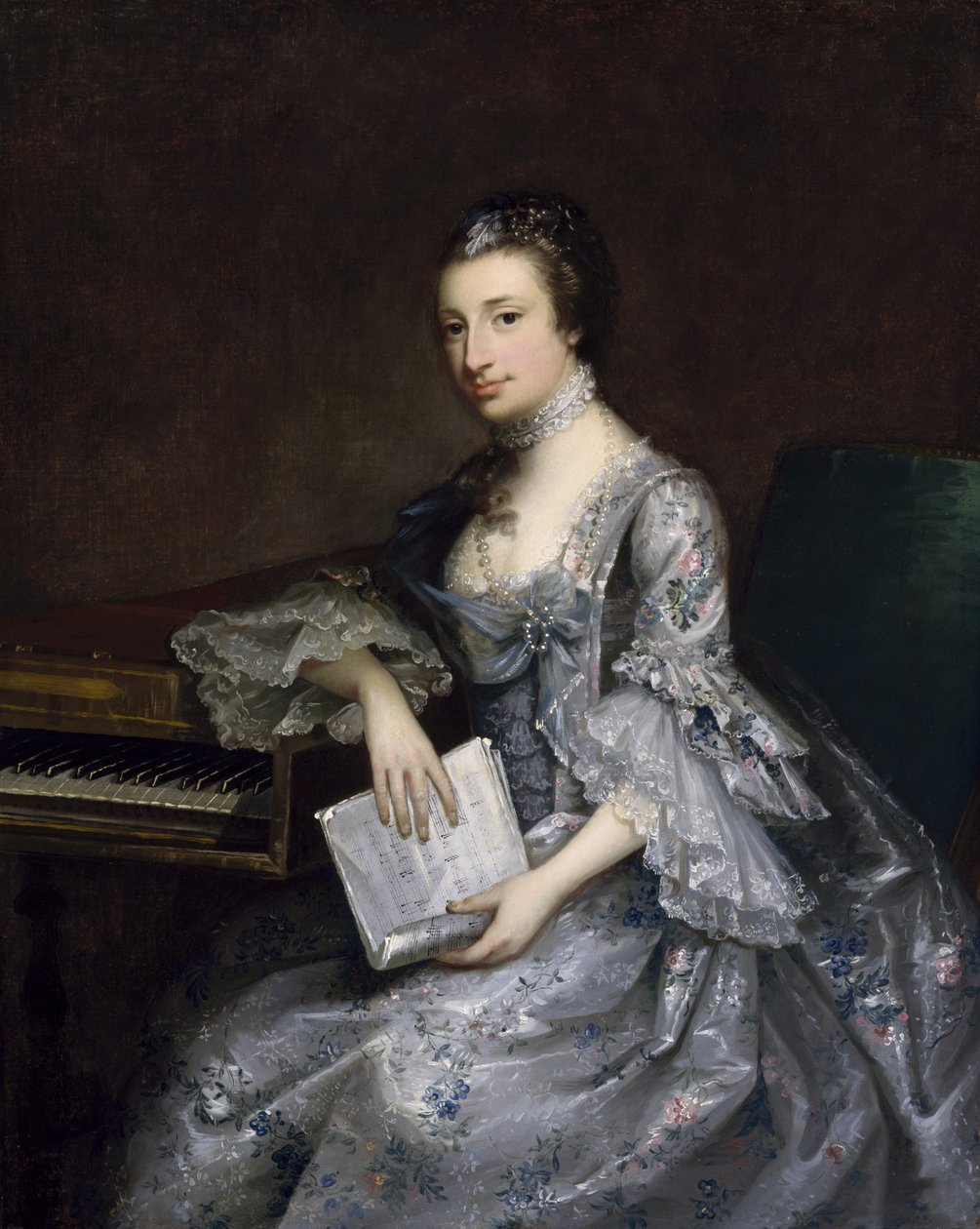 Sarah Harding, 1730-87 af John Astley