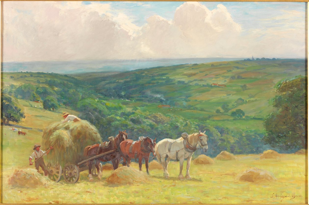 Høslæt, 1900 af John Atkinson