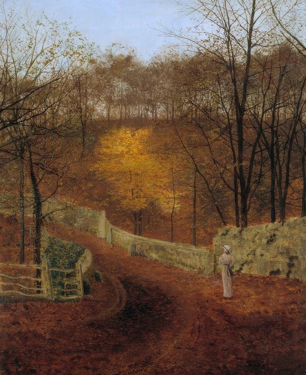 Efterår af John Atkinson Grimshaw
