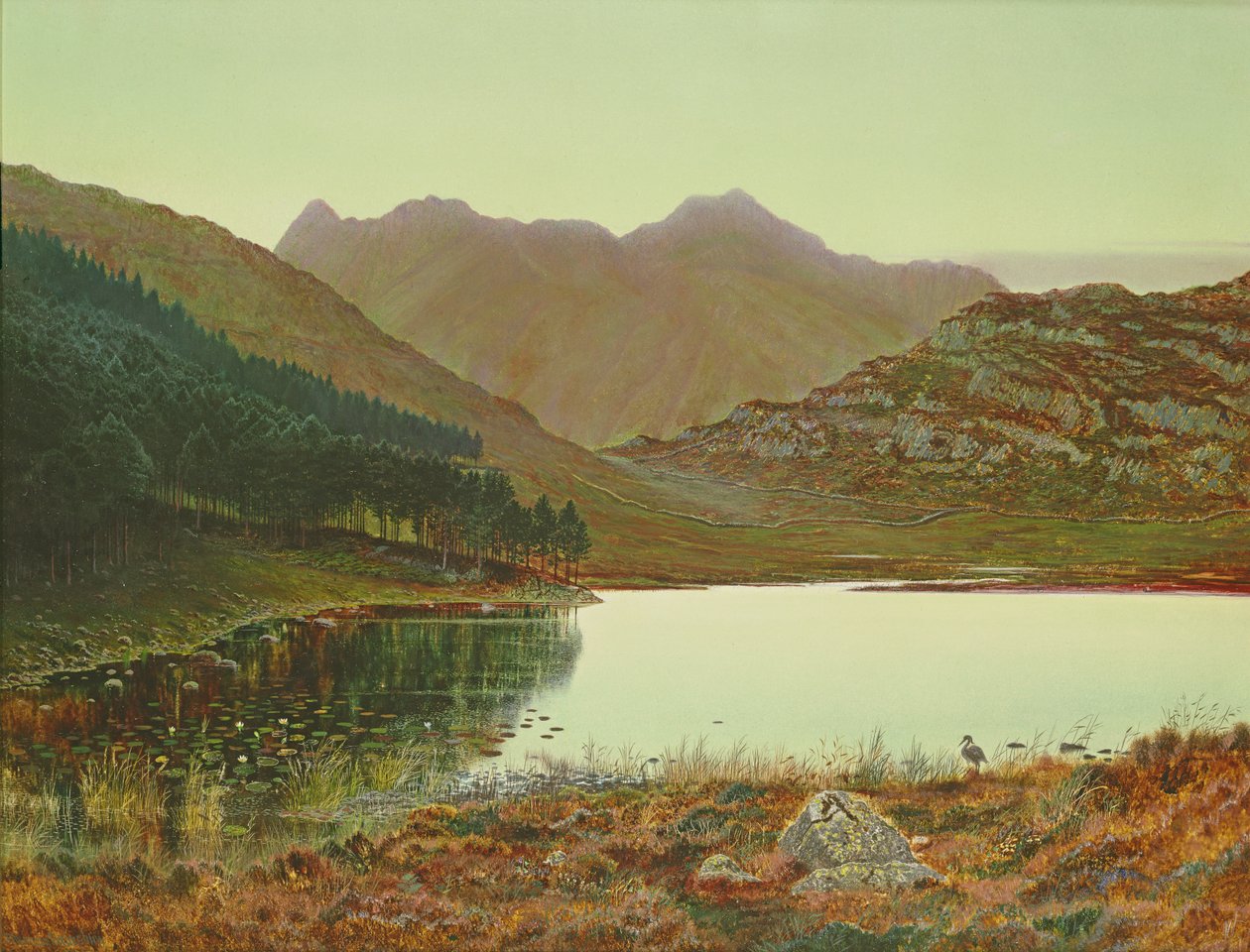 Blea tarn af John Atkinson Grimshaw