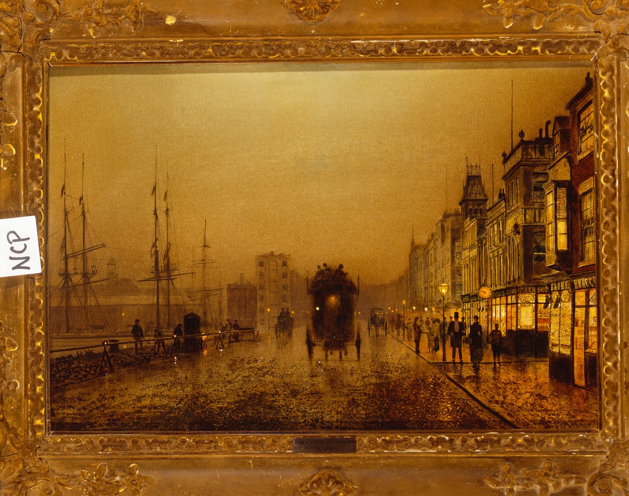 Glasgow Docks, 1892 af John Atkinson Grimshaw