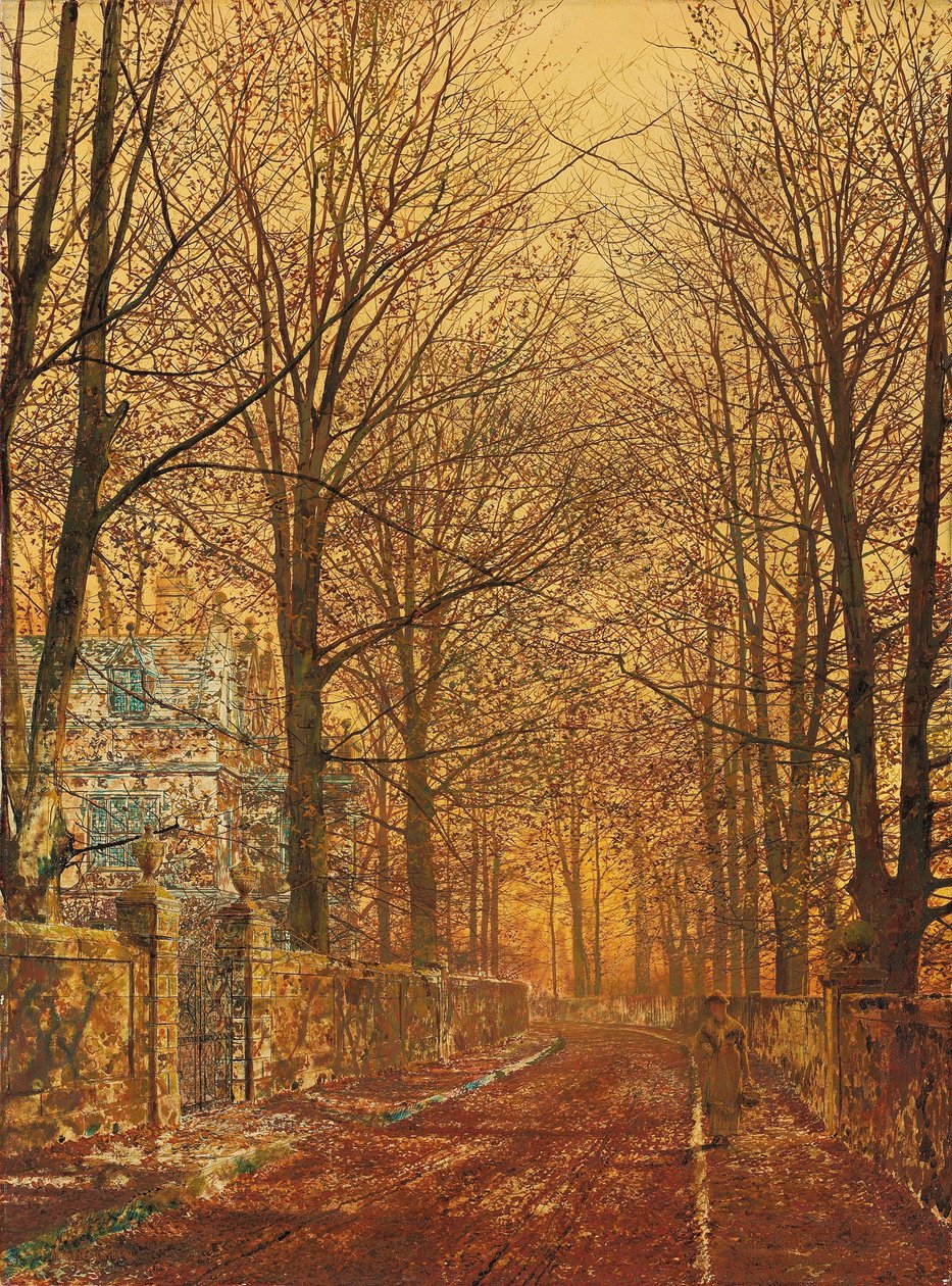 I den gyldne gamle tid af John Atkinson Grimshaw