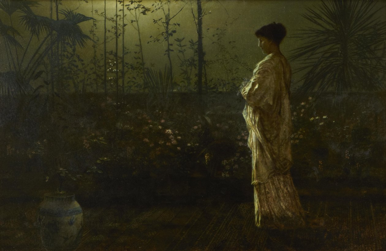 John Atkinson Grimshaw - Nattevagt af John Atkinson Grimshaw