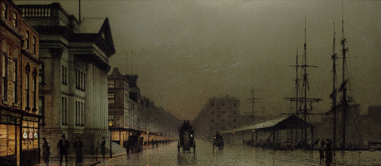 Liverpool, 1893 af John Atkinson Grimshaw
