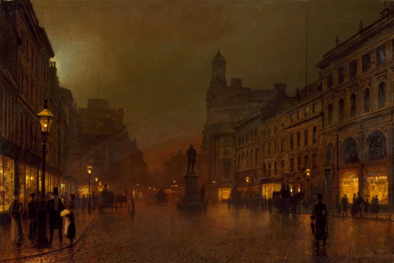 Manchester (England), af John Atkinson Grimshaw