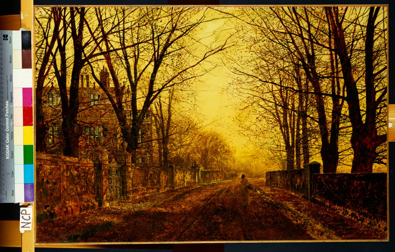 Nocturne i guld, 1872 af John Atkinson Grimshaw