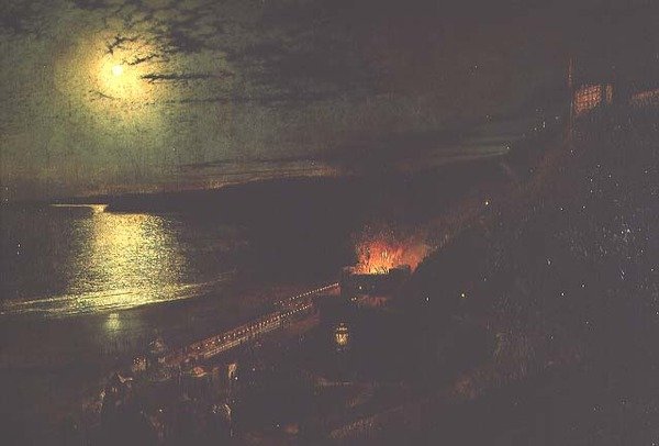 Scarborough: Sic Transit Gloria Mundi af John Atkinson Grimshaw