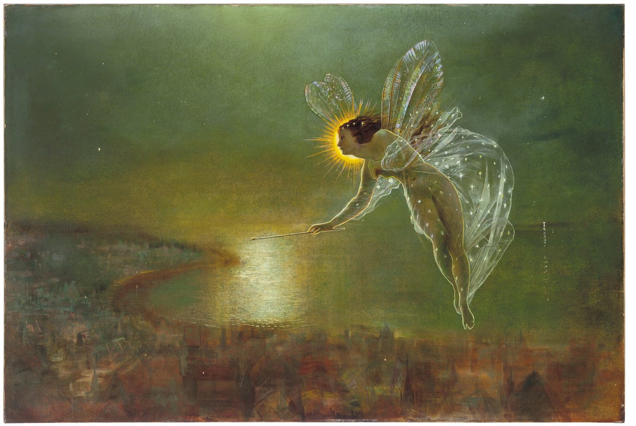 Nattens ånd, 1879 af John Atkinson Grimshaw