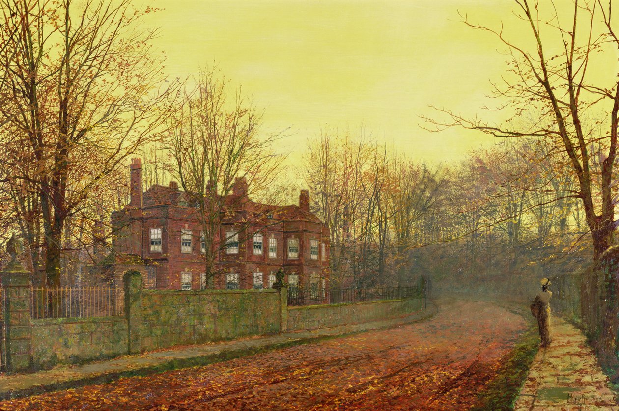Årets aftagende herlighed af John Atkinson Grimshaw