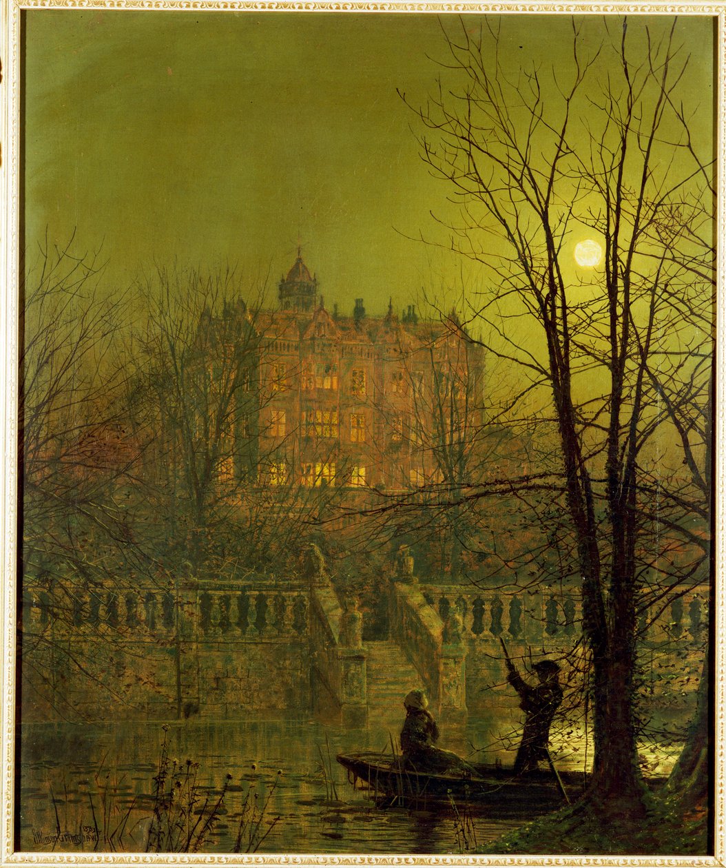 Under månestrålerne, 1882 af John Atkinson Grimshaw