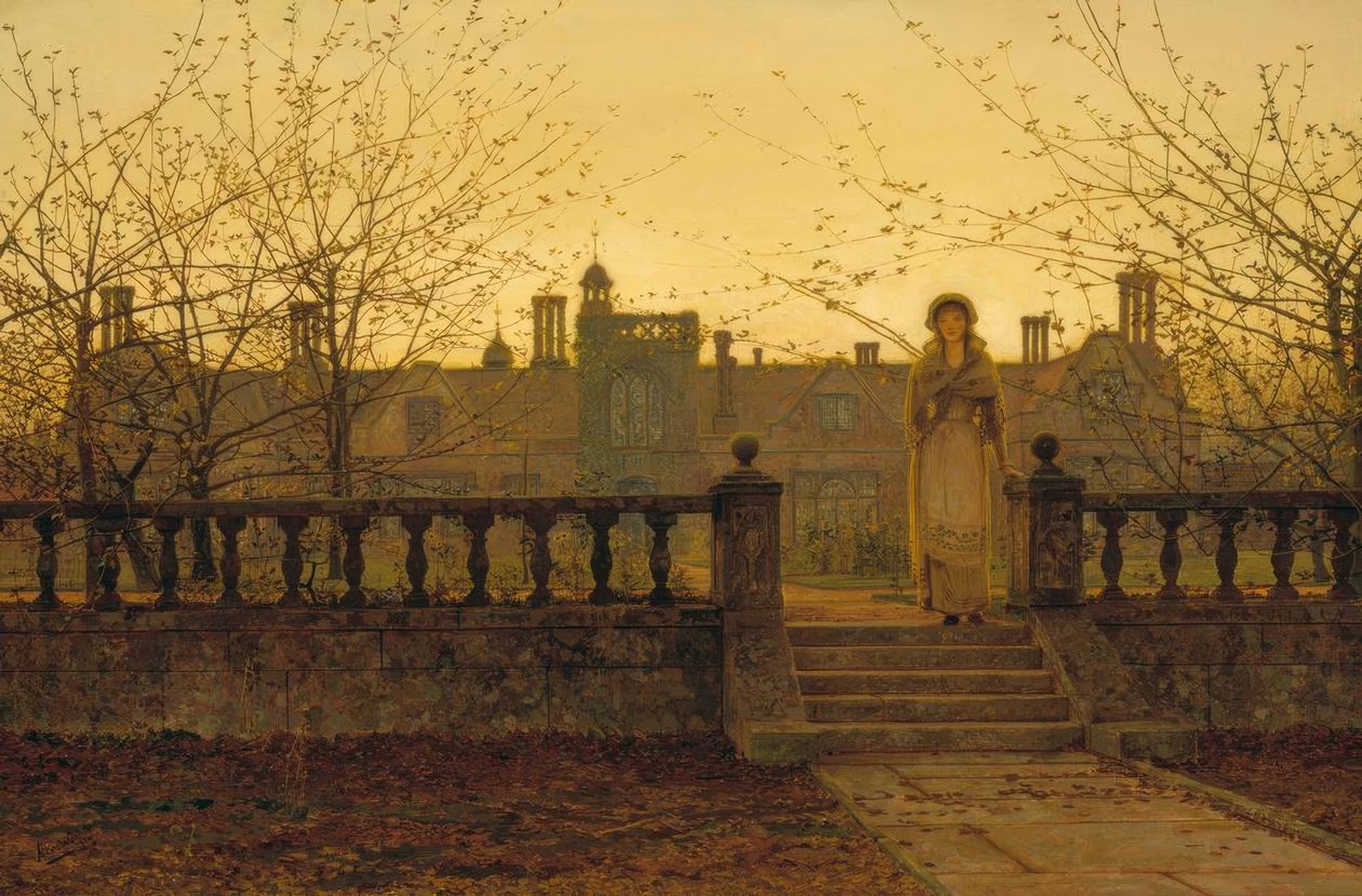Ye Ladye Bountifulle af John Atkinson Grimshaw