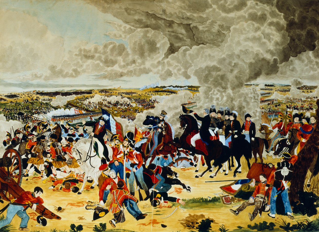 Slaget ved Waterloo, 18. juni 1815 1888 af John Atkinson II