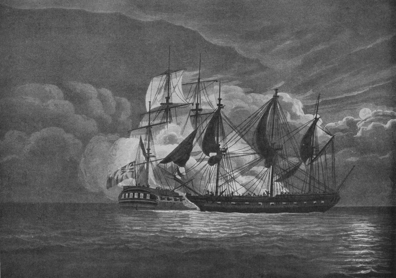 En fin jagt og fangst, c1800 af John Augustus Atkinson