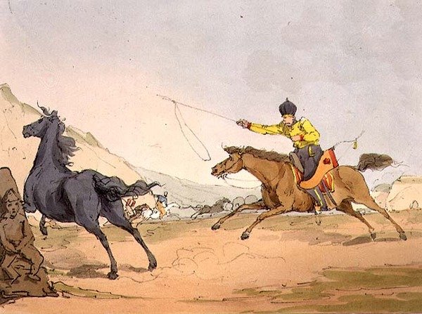 Tartars Catching Horses, tallerken 69 fra bind III af 