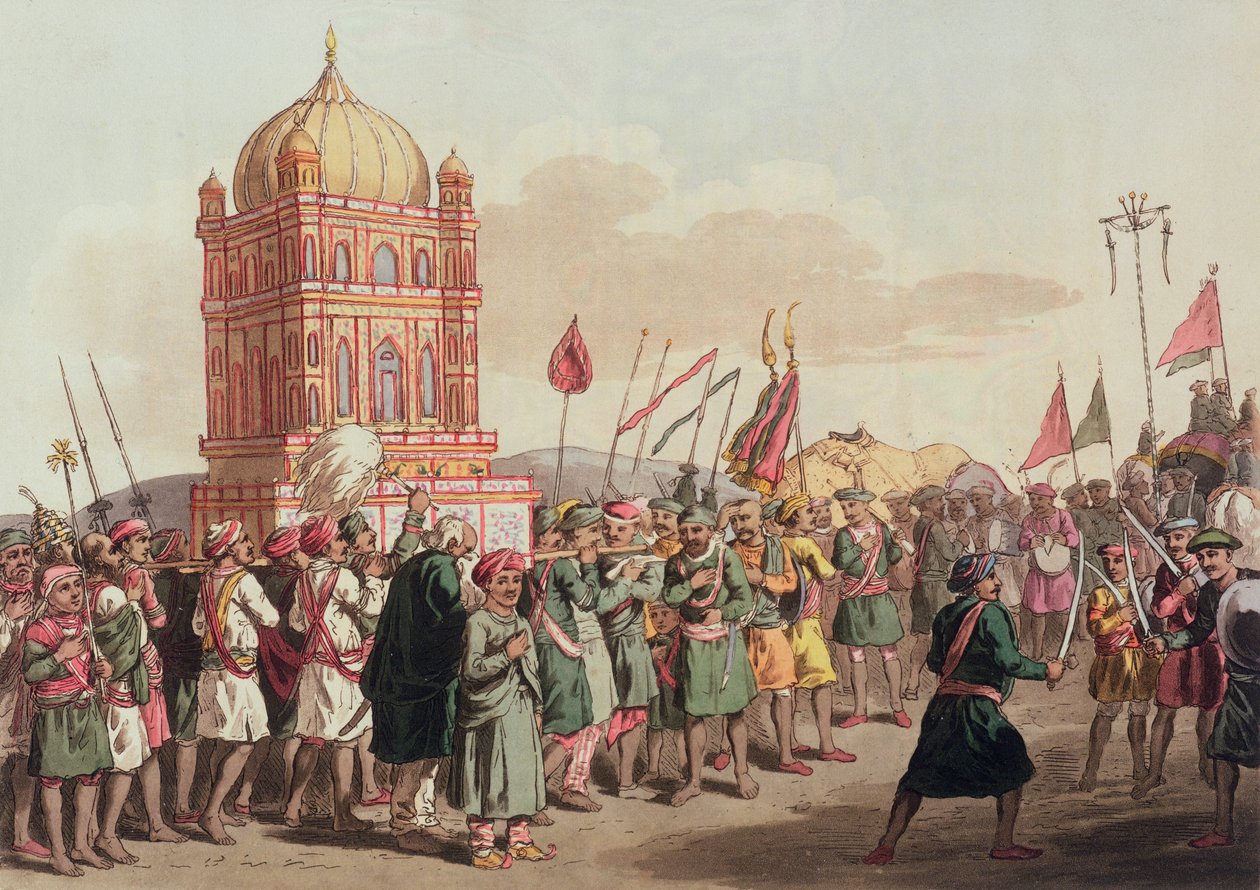 The Procession of the Taziya, fra 