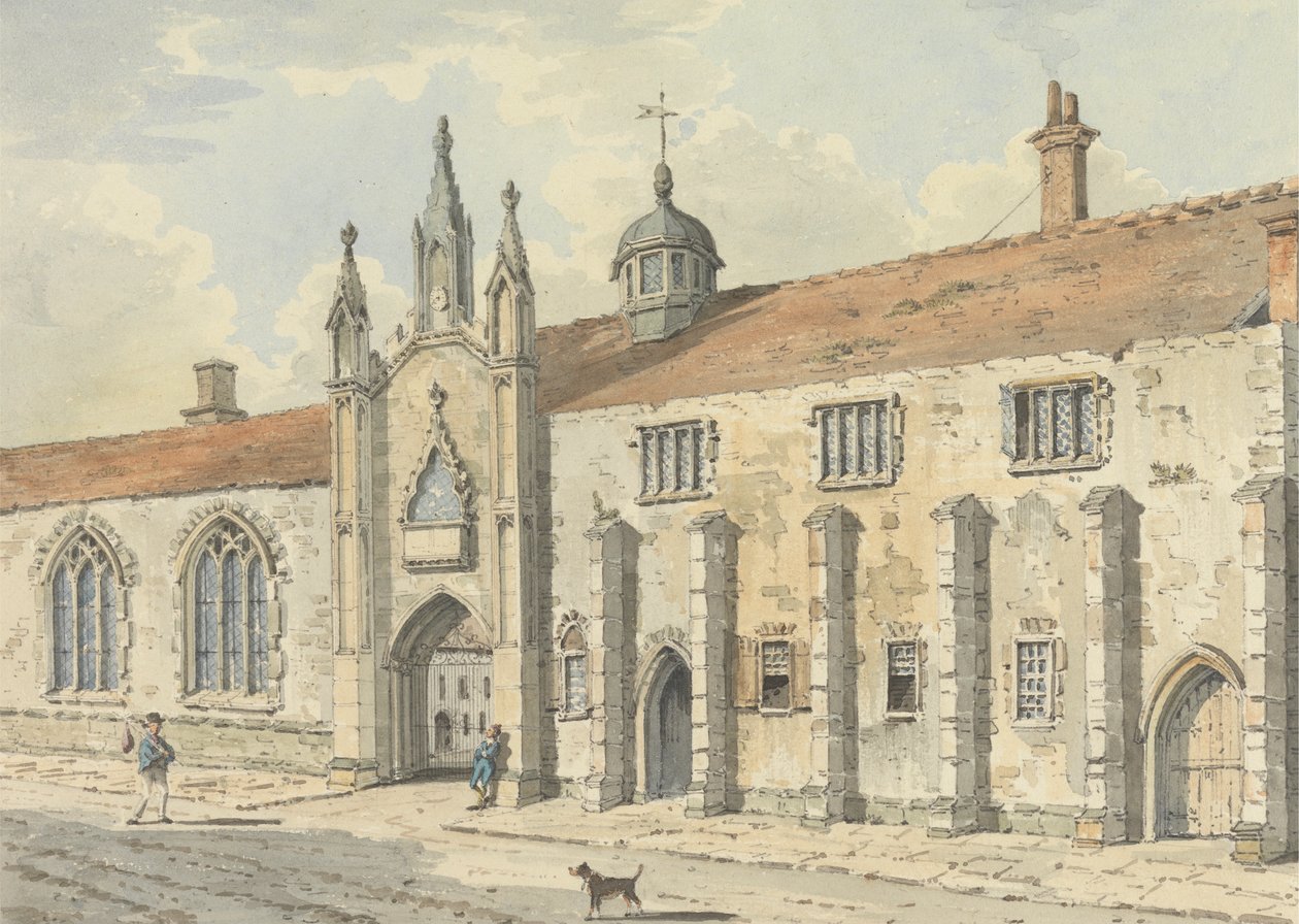 Skolen i Wells, Somerset af John Augustus Atkinson