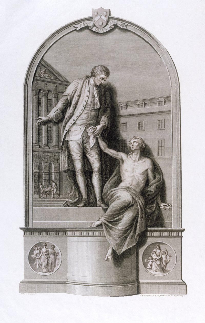 Monument for Sir Thomas Guy (1645-1724) på Guy