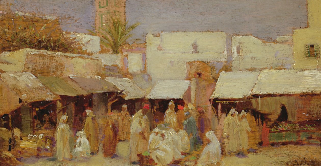 Markedsplads, Tanger af John Bagnold Burgess
