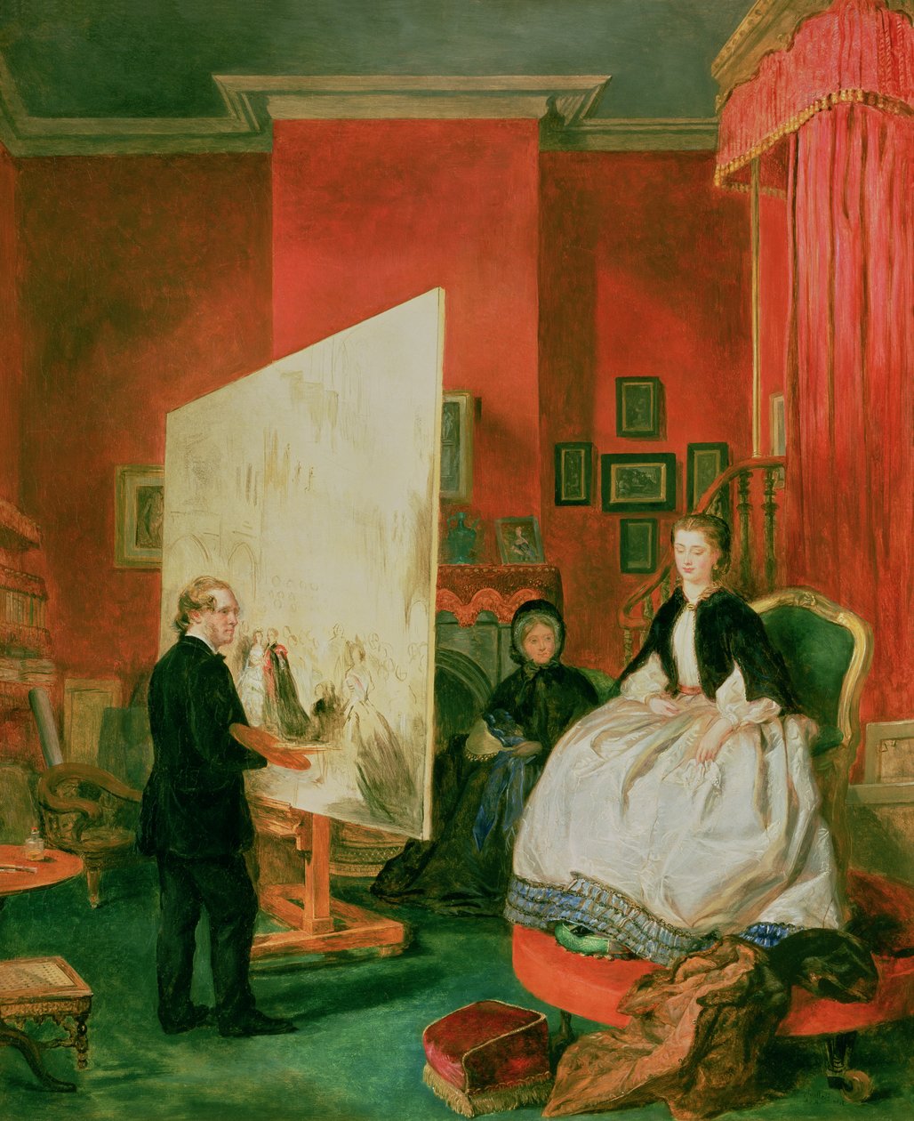 Frith i sit atelier af John Ballantyne